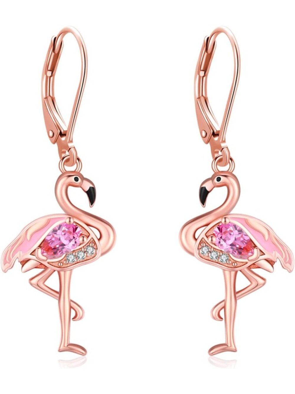 Elegant Sterling Silver Dangle Earrings, Leverback Style, Perfect for Women